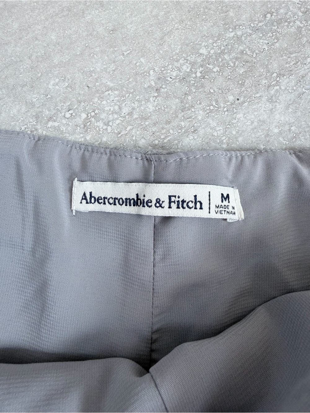 Abercrombie & Fitch Gray Pleated Mini Skort Built In Shorts Women’s M Blokecore - Picture 8 of 11
